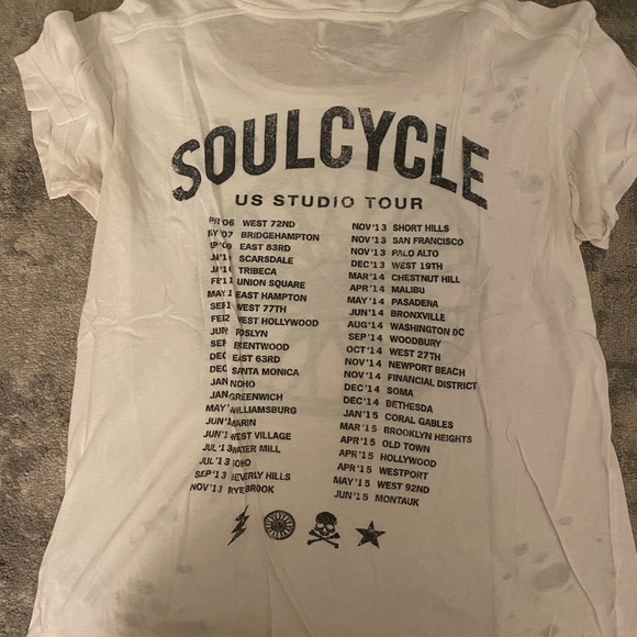 10 SoulCycle shirts size XS -M/L - Picture 9 of 13
